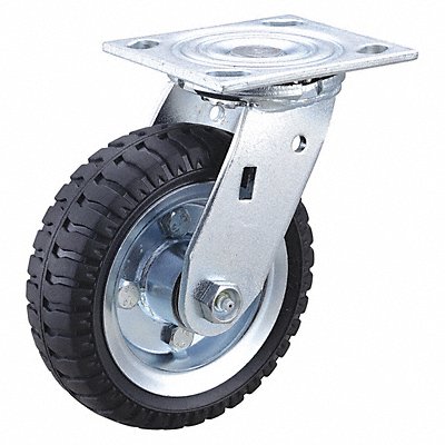 GRAINGER 437V23 Flat Free Plate Castor Swivel 250 lb.