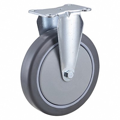 GRAINGER 437V28 Standard Plate Castor Rigid 150 lb.