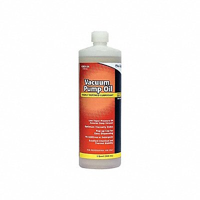 NU-CALGON 438324 Refrigerant Evac Pump Oil 1 qt Bottle