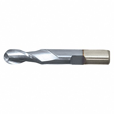 CLEVELAND C39033 Ball End Mill Single End 1/2 HSS