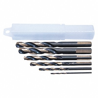 CLE-LINE C22309 Mechanics Drill Set 6 pc HSS