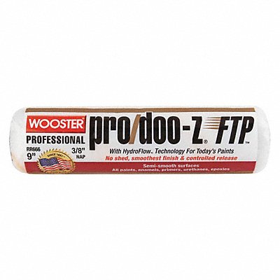 WOOSTER RR6669 Pro/doo-z Ftp 9inx3/8in Woven Roller