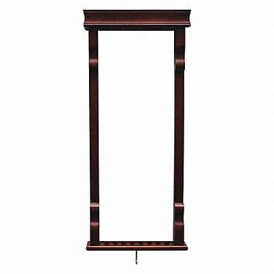 HATHAWAY BG2571M Wall Billiard Pool Cue Rack Mahogany