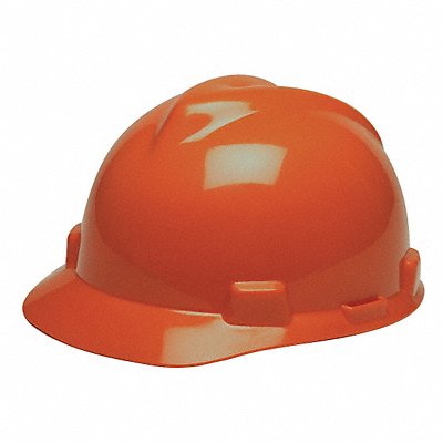 MSA 489368 Cap V-Guard 4pt.Rtcht Hi-Vis Or