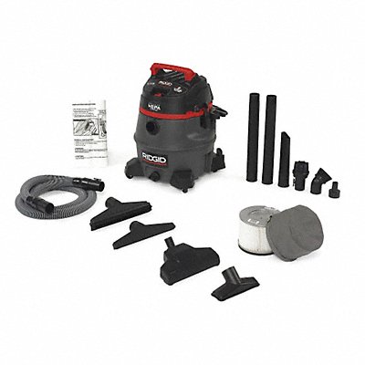 RIDGID RV2400HF Wet/Dry Vacuum 14 gal HEPA Certified