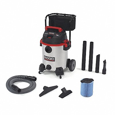 RIDGID 1610RV Wet/Dry Vacuum 16 gal Stainless Steel