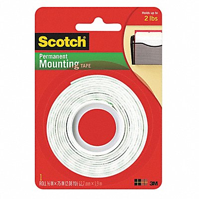 3M 110 Mounting Tape 0.5 x 75 in.