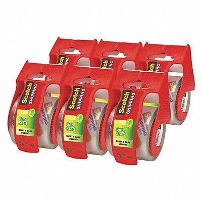 SCOTCH 1456 Packaging Tape 2 x 800 in Clear PK6