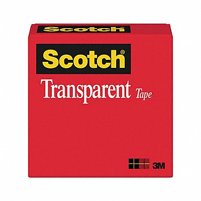 3M 600341296 Office Tape 108 ft 3/4 in 2.3 mil UPVC