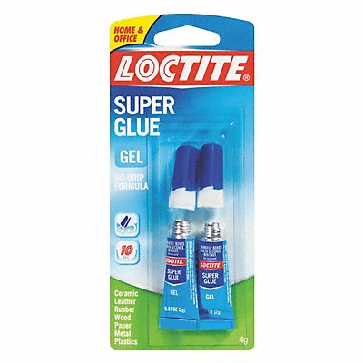 LOCTITE 1255800 Super Glue Gel Tube 0.07 oz PK2
