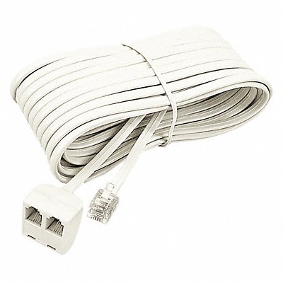 SOFTALK 4130 Telephone Extension Cord Dual Jack Plug