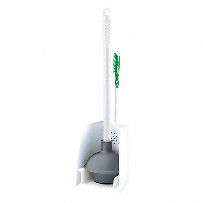 LIBMAN 1024 Toilet Brush 23 Plunger Caddy 15 PK2