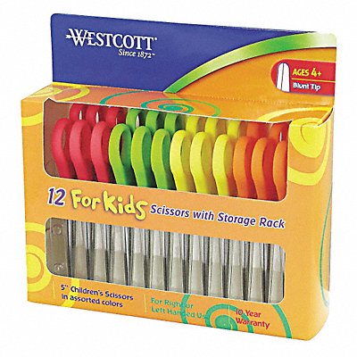 WESTCOTT 13140 Kids Scissors Blunt 5 PK12