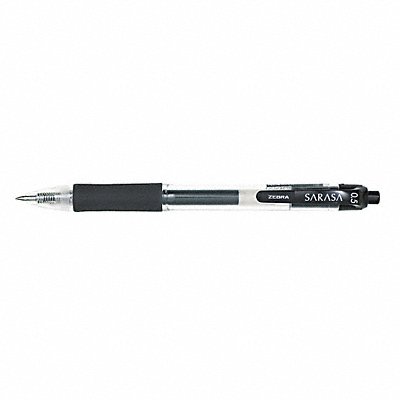 ZEBRA 46710 Sarasa Gel Pen Black Fine PK12