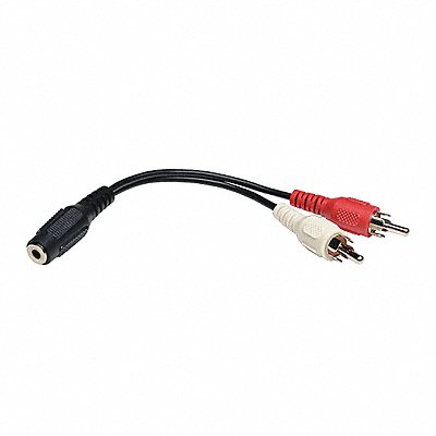 TRIPP LITE P31606N Audio Cable 3.5mm Y Split 2 RCA 6