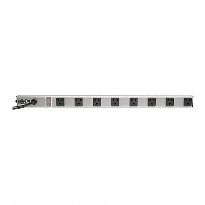 TRIPP LITE PS2408RA Power Strip 8-Outlet RA 5-15P 24in cord