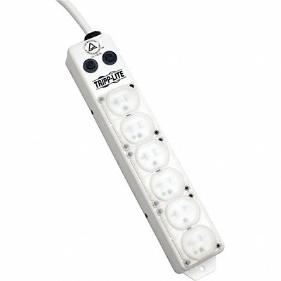 TRIPP LITE PS615HG20AOEM Outlet Strip 6 Outlet 20A 13-3/4 L Wht