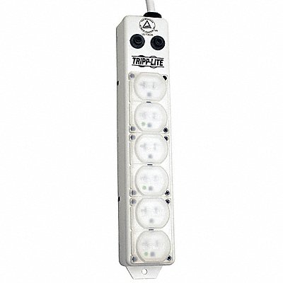 TRIPP LITE PS607HGOEM Outlet Strip 6 Outlet 15A 13-3/4 L Wht