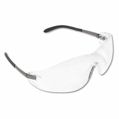 CREWS CWSS2110 Safety Glasses Chrome Frame Clr Lens PK12