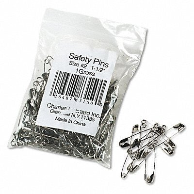 CHARLES LEONARD 83150 Safety Pin 1-1/2 PK144