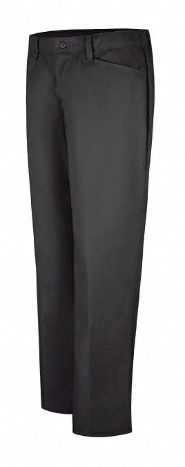 RED KAP PZ33BK1028 K8031 Work Pants Sz 10 28 Inseam Women Black