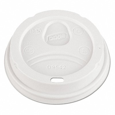 DIXIE D9542PACK Disp Dome Lid 10 oz-20 oz White PK100