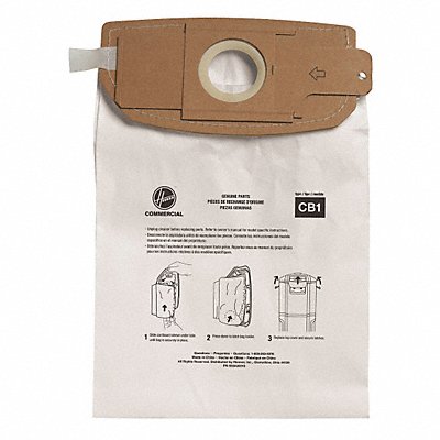 HOOVER COMMERCIAL AH10173 Vacuum Allergen Bag PK10