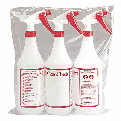 BOARDWALK 513155 Spray Bottle 32oz. Clear PK3