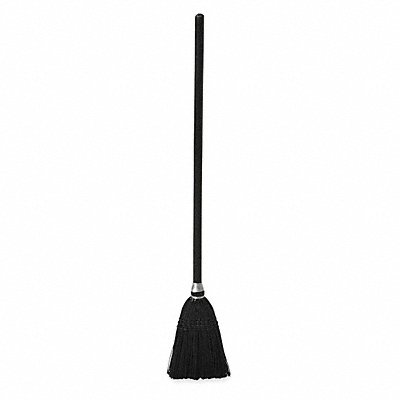 RUBBERMAID COMMERCIAL PRODUCTS FG253600BLA Lobby Broom w/Wood Handle Black