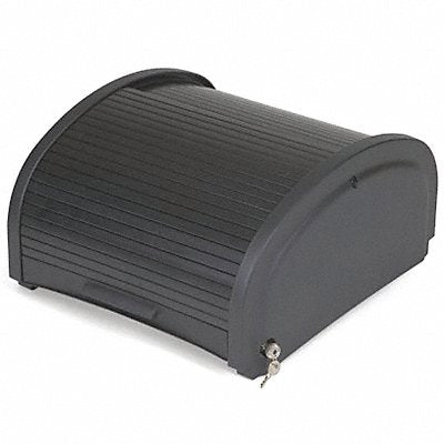 RUBBERMAID COMMERCIAL PRODUCTS FG9T8600BLA Locking Security Hood 9 1/2 in L Black