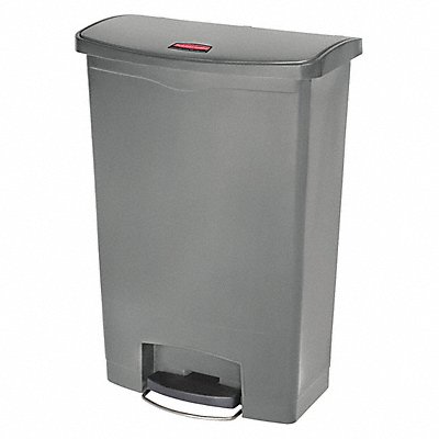 RUBBERMAID COMMERCIAL PRODUCTS 1883606 Slim Jim Resin Step On 24 gal Grey
