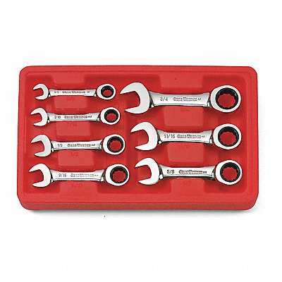 GEARWRENCH 9507D Set Wr Rat Comb Stby Sae 7pc