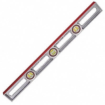 KRAFT TOOL SL2424 Box Level Cast Aluminium 24 in L 6 Vials