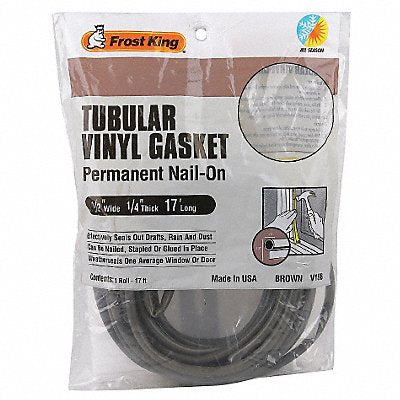FROST KING V18BH H3961 Weatherstrip 17 ft Brown