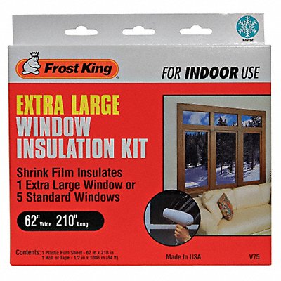 FROST KING V75H Shrink Window Kit 62 x 210 In