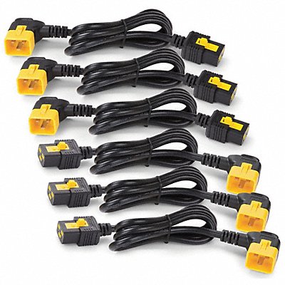 APC BY SCHNEIDER ELECTRIC AP8714R Power Cord IEC 320 C19 IEC C19 4 ft PK6