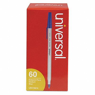 UNIVERSAL UNV15614 Ballpoint Pen Medium Blue PK60