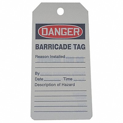 GRAINGER 43Z239 Danger Tag By The Roll 6 1/4in H PK250