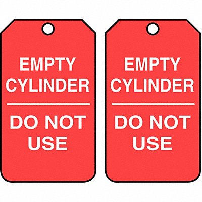 ACCUFORM MGT202CTP Safety Tag 5 3/4in H 3 1/4in W PK25