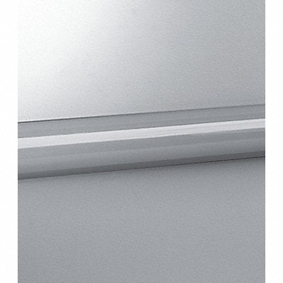 PAWLING CORP EBT3012210 Accent Rail Silver Grey Vinyl 12 ft L