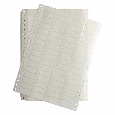 BRADY DAT16050210 Dot Matrix Labels 1.125 W x 0.53 H Wht