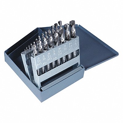 CLEVELAND C70369 Screw Machine Drill Bit Set 21pc HSS
