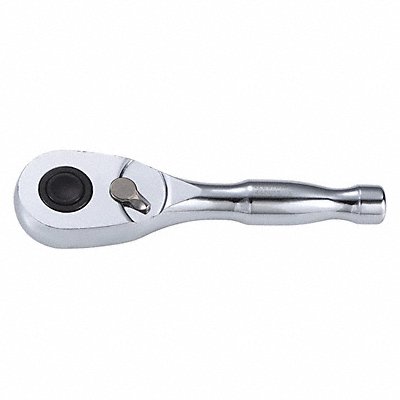 WESTWARD 440G12 Hand Ratchet 4 3/4 in Chrome 3/8 in