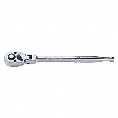WESTWARD 440G14 Hand Ratchet 9 1/2 in Chrome 3/8 in
