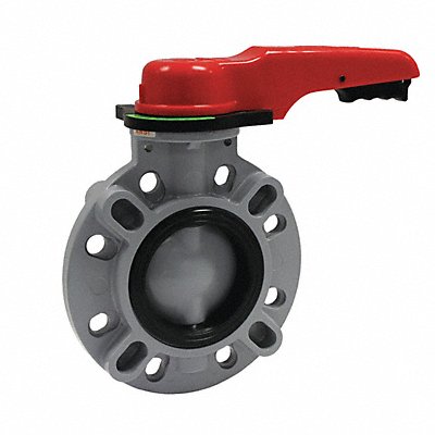 ASAHI 173881080 Valve Wafer CPVC 8 Pipe Sz Lever Handle
