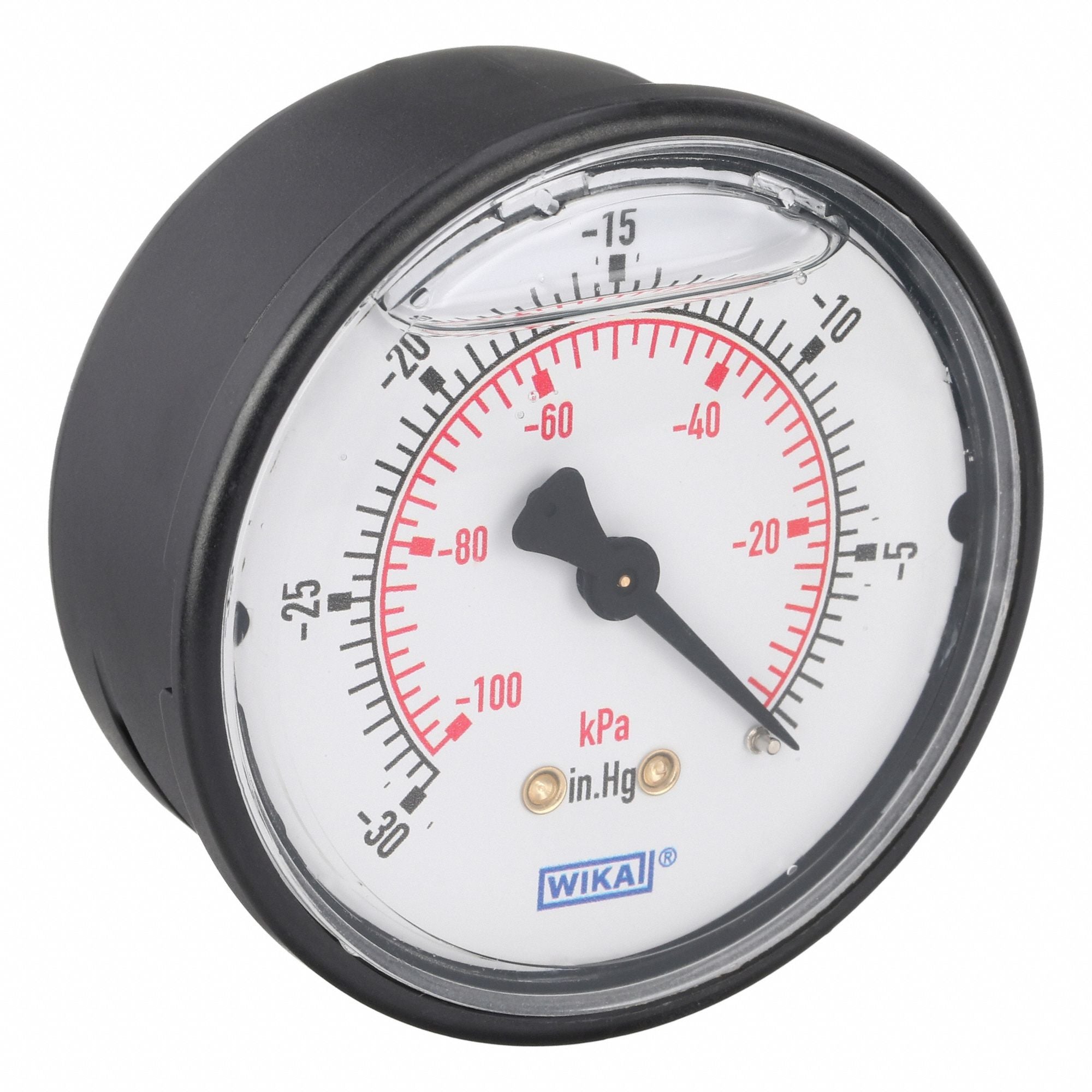 WIKA 1131325VACB Vacuum Gaugee 2-1/2 Dial Size Back