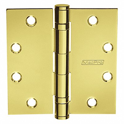 MCKINNEY 4 x4 MPB793 Butt Hinge Screw On Bright Brass