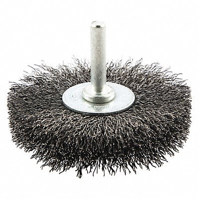 GRAINGER 66254443310 Wire Wheel Brush 0.008 Dia Wire