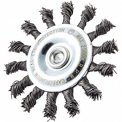 GRAINGER 66254443066 Wire Wheel Brush 0.014 Dia Wire