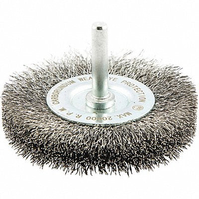 GRAINGER 66254442990 Wire Wheel Brush 0.008 Dia Wire